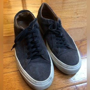 Henderson Baracco Grey Suede Sneakers